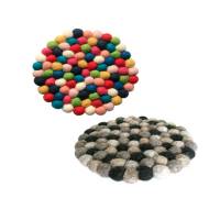 Picture of felt ball trivet