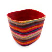 Picture of striped laundry box