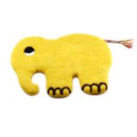 Picture of elephant hot pad