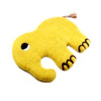 Picture of elephant hot pad