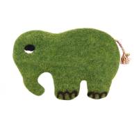 Picture of elephant hot pad