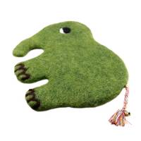 Picture of elephant hot pad