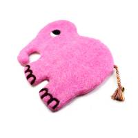 Picture of elephant hot pad