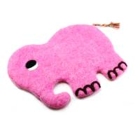 Picture of elephant hot pad