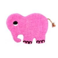 Picture of elephant hot pad