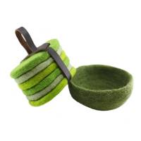 Picture of felt tea holder set