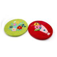 Picture of flower bouquet coaster