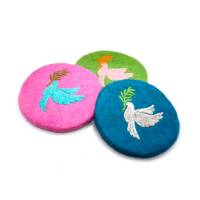 Picture of peace dove coaster D