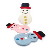 Picture of snowman coaster