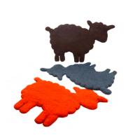 Picture of round sheep coaster