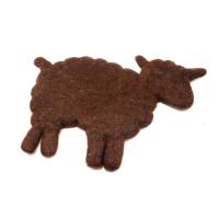Picture of round sheep coaster