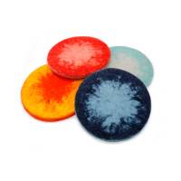 Picture of tie dye coaster