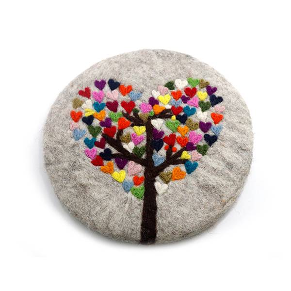 Picture of tree of heart coasters