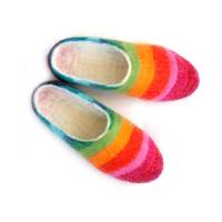 Picture of felt stripe shoes