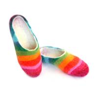 Picture of felt stripe shoes