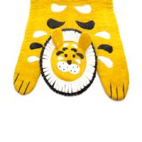 Picture of lion rug 0 jaune D