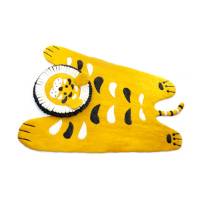 Picture of lion rug 0 jaune D