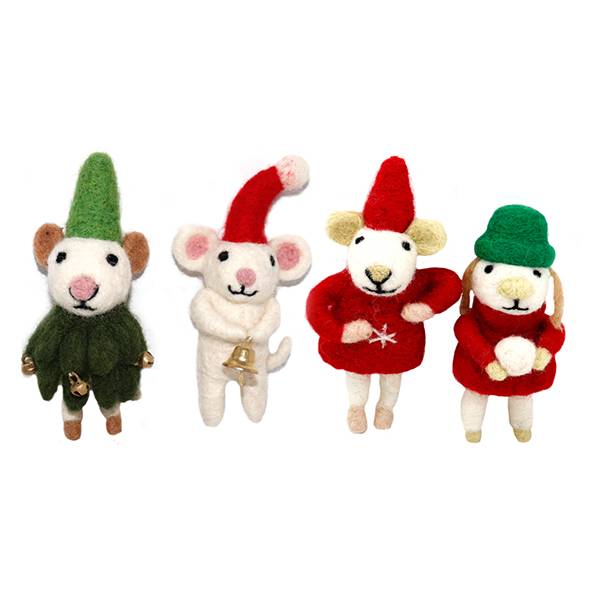 Picture of Holiday Mouse Ornament