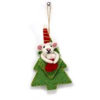 Picture of Rat on A Christmas Tree