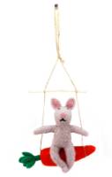 Picture of Bunny on a Swing