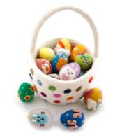 Picture of Dotted Easter Basket