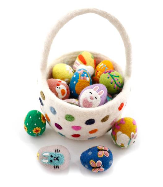Picture of Dotted Easter Basket