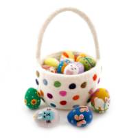 Picture of Dotted Easter Basket