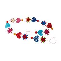 Picture of Printed Heart and Star Garland D